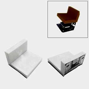 L shape cabinet hanger plastic