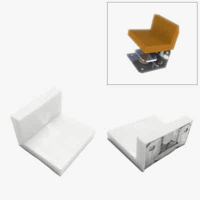 L shape cabinet hanger plastic