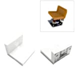 Dolap L askı plastik kapaklı 1.2 mm 1.5 mm çelik sac